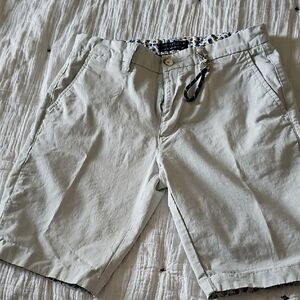Denim & Flower Gray Flat Front Shorts